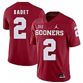 Oklahoma Sooners 2 Jeff Badet Red College Football Jersey Dzhi,baseball caps,new era cap wholesale,wholesale hats